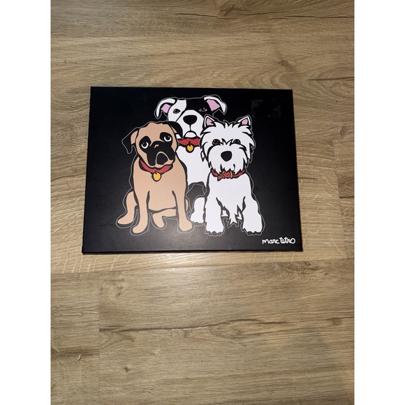 Marc Tetro 4-piece Travel Accessory Set Featuring A Dog Print Design. New In Box - Picture 2 of 12